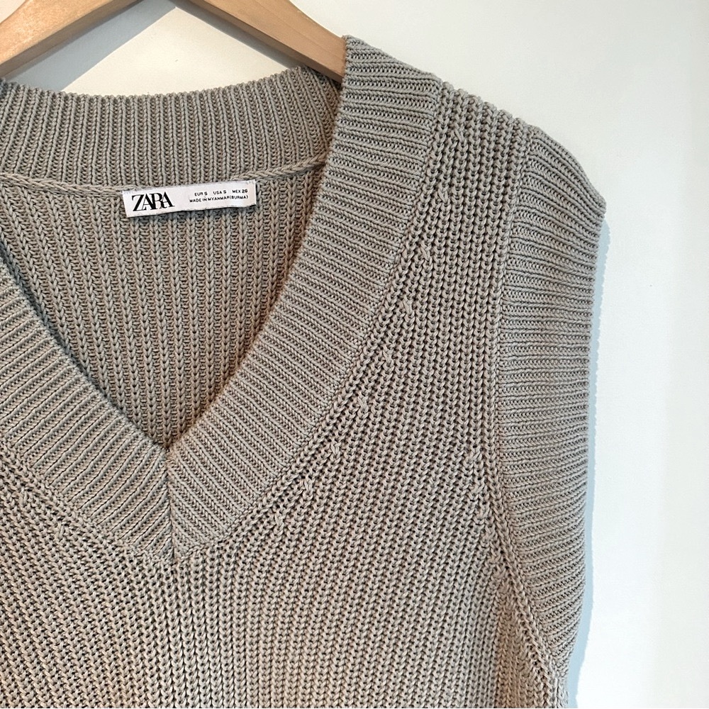 Oversized Zara Sweater Vest